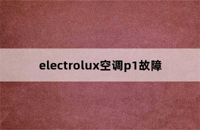 electrolux空调p1故障