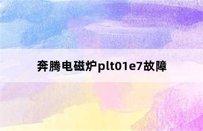 奔腾电磁炉plt01e7故障